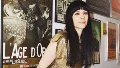 In Front Of One Of My Movie Poster Walls Photo By @veronicaibarra1974 Thanks To Shoutout For Doing A Little Profile On Me Https Shoutoutcolorado.com Meet Eva Aridjis Film Director Writer.jpg