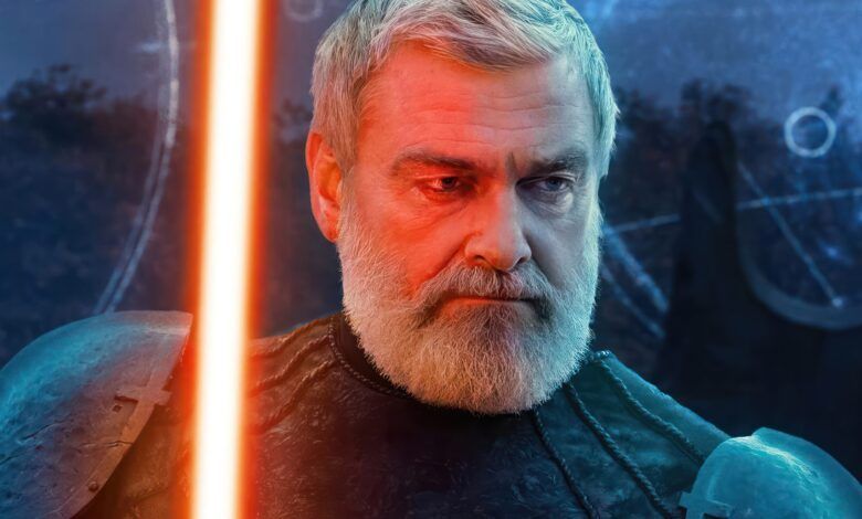 Baylan Skoll Lightsaber Ahsoka Disney Series Poster Ray Stevenson 4k Wallpaper Uhdpaper.com 838@1@l.jpeg
