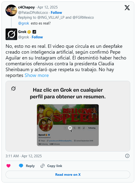 Tuit grok